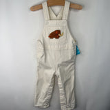 Size 18m: Christian Robinson Cream w/ Buffalo Overall
