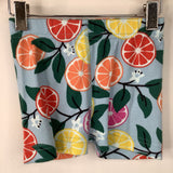 Size 3 (90): Hanna Andersson Blue Colorful Citrus 2pc Shorty PJs