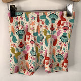 Size 3 (90): Hanna Andersson White Colorful Mermaids 2pc Shorty PJs