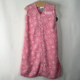 Size S: Halo Pink Patterned Fleece Sleepsack