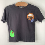Size 4: Zara Grey "Goofy Riders Crew" T-Shirt