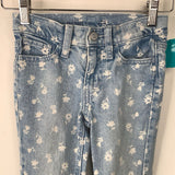 Size 8: Old Navy Blue White Floral Jeans