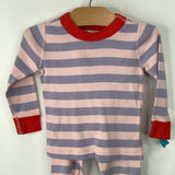 Size 2 (85): Hanna Andersson Pink Purple Striped 2pc PJs