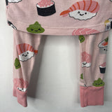 Size 2: Honest Pink/Multi Sushi 2pc Pjs