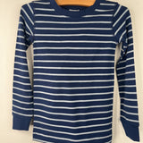 Size 4 (100): Hanna Andersson Blue Striped 2pc PJs NEW w/ Tag