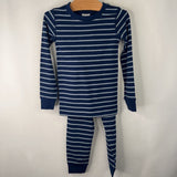 Size 4 (100): Hanna Andersson Blue Striped 2pc PJs NEW w/ Tag