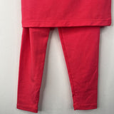 Size 5: Kickee Kids Pink 2pc Short Sleeve PJs