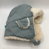 Size OS Youth: 7am Enfants Blue/White Sherpa Lined Hat