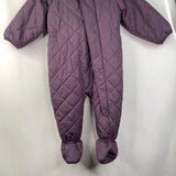 Size 18-24m: Columbia Purple Quilted Fleece Lined Waterproof Bunting