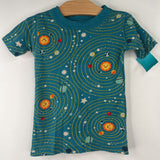 Size 4 (100): Hanna Andersson Blue Solar System 2pc Shorty PJs