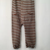 Size 2-3: Quincy Mae Brown/Blue Striped Tank Romper