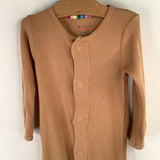 Size 6-9m: Magnetic Me Brown 1pc Footy PJs