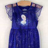 Size 4-5: Disney Blue Elsa Short Sleeve Dress