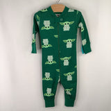 Size 3-6m (60): Hanna Andersson Green Grogu 1pc PJs