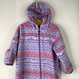 Size 6-12m: Columbia Purple Pink Patterned Fleece Bunting
