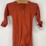 Size 3-6m: Goumi Orange 1pc Footy PJs