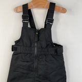 Size 12m: Cherokee Black Snow Bib