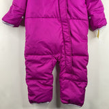 Size 12-18m: Columbia Magenta w/ Blue Fleece Lined Bunting