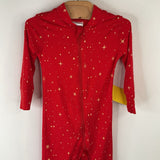 Size 6-12m (70): Hanna Andersson Red Gold Stars 1pc PJs