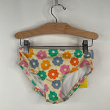 Size 5 (110): Hanna Andersson Yellow Colorful Floral 2pc Swimsuit