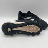 Size 10: Adidas Black White Lace-Up Baseball Cleats
