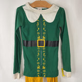 Size 6-7 (120): Hanna Andersson Elf 2pc PJs-REDUCED