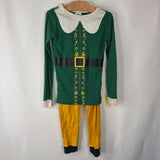 Size 6-7 (120): Hanna Andersson Elf 2pc PJs-REDUCED