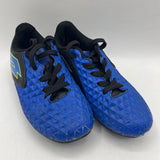 Size 13: Lotto Blue Black Lace-Up Soccer Cleats