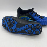 Size 13: Lotto Blue Black Lace-Up Soccer Cleats