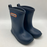 Size 8: Tree Grandpa Navy Rain Boot