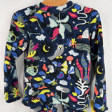 Size 3: Burton Navy Nature Fleece Top and Bottoms Fleece Base Layer