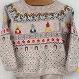 Size 2 (85): Hanna Andersson Beige Gnome 2pc Sweater & Pants