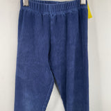 Size 6-7 (120): Hanna Andersson Blue Velour Leggings