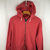 Size 10-12: J Crew Red Zip-Up Hoodie