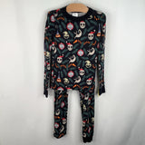 Size 8 (130): Hanna Andersson Black Nightmare Before Christmas 2pc PJs