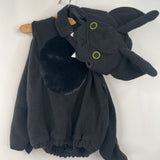Size 6-12m: Pottery Barn Black Bat Fleece 2pc Costume