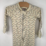 Size 2 (85): Hanna Andersson Creme Colorful Stars 1pc PJs