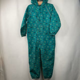 Size 4: Jan & Jul Green Camping Print Rain Suit