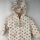 SIze 3-6m: Gap Pink Rose Hooded Romper