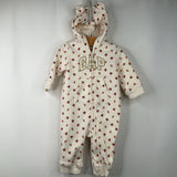 SIze 3-6m: Gap Pink Rose Hooded Romper