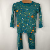 Size 3 (90): Hanna Andersson Blue Space 2pc Pjs