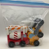 Melissa & Doug Wooden Vehicles Bulldozer and Cement Mixer