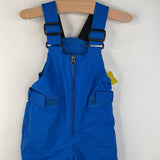 Size 2: Columbia Blue Snow Bibs