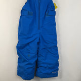 Size 2: Columbia Blue Snow Bibs