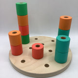Lovevery Wooden Stacking Pegboard