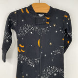 Size 0-3m (50): Hanna Andersson Black Orange Halloween 1pc Pjs