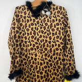 Size 4-5: Leopard 1pc Costume & Nose 2pcs