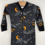 Size 2 (80): Hanna Andersson Black Orange Bat Halloween 1pc Pjs