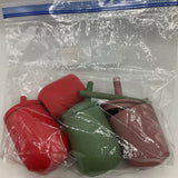 EzPz Silicon 4 cups (3 with Lids & Straws)