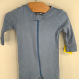 Size 0-3: Primary Blue 1pc Pjs
